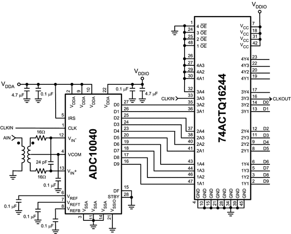 ADC10040QCIMTX 电路图
