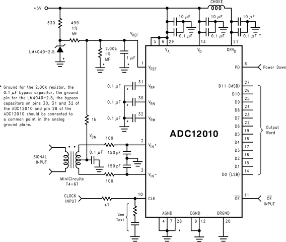 ADC12010CIVY 电路图