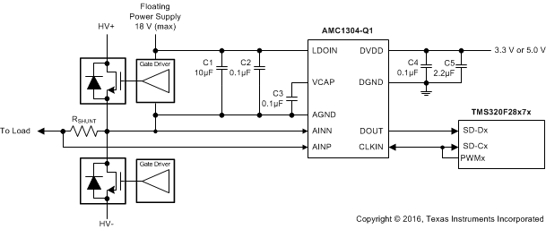 AMC1304L25QDWRQ1 电路图