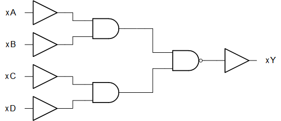 CD74HCT20E 电路图