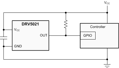 DRV5021A2QDBZR 电路图