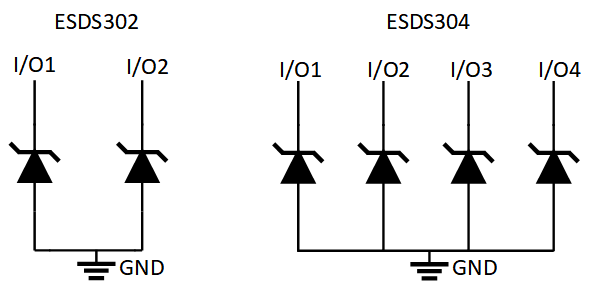 ESDS304DBVR 电路图