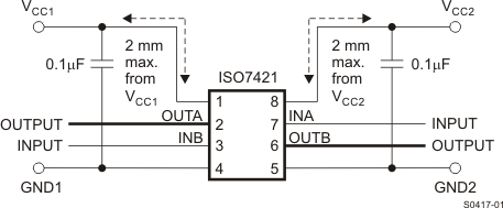 ISO7420MD 电路图