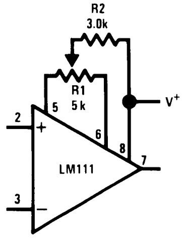 LM111HRLQMLV 电路图