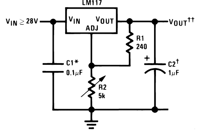 LM117H 电路图