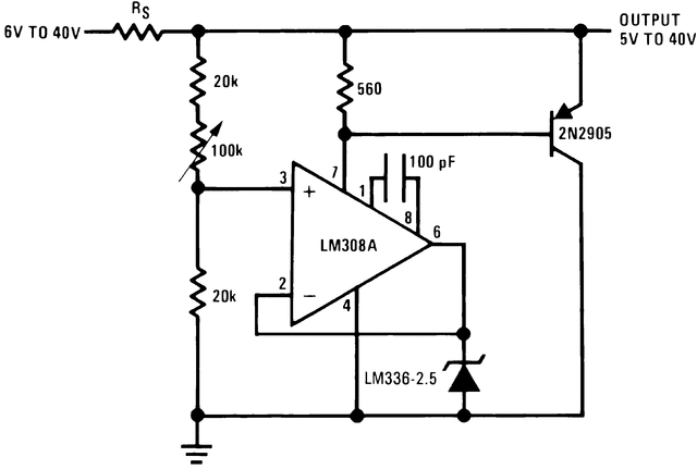 LM136H-2.5/NOPB 电路图