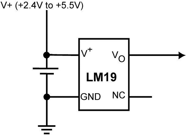 LM19CIZ/NOPB 电路图