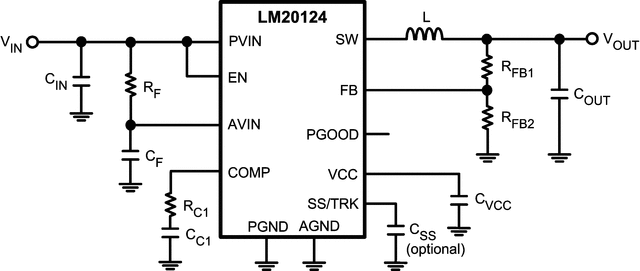 LM20124MH/NOPB 电路图