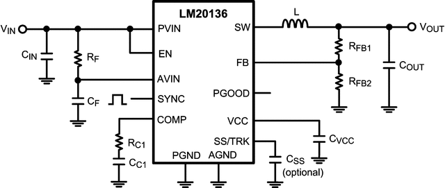 LM20136MHX/NOPB 电路图