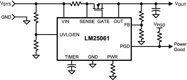 LM25061PMM-1/NOPB 电路图