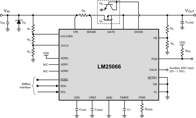 LM25066PSQE/NOPB 电路图