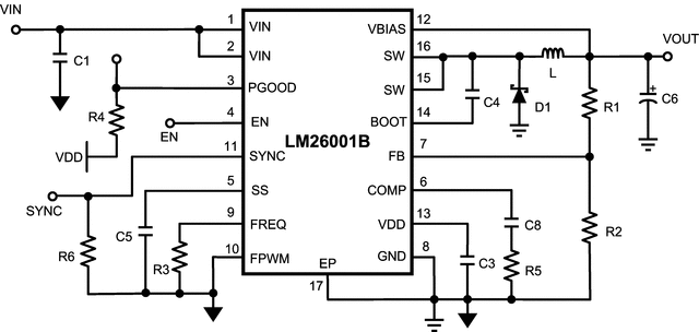 LM26001BMH/NOPB 电路图