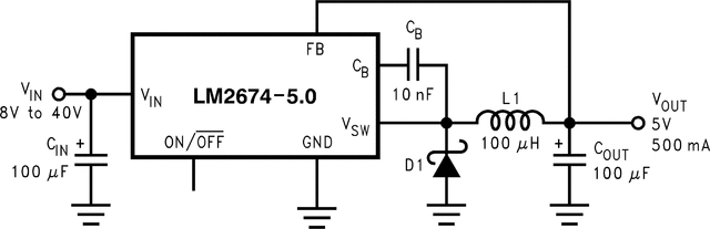 LM2674N-3.3/NOPB 电路图