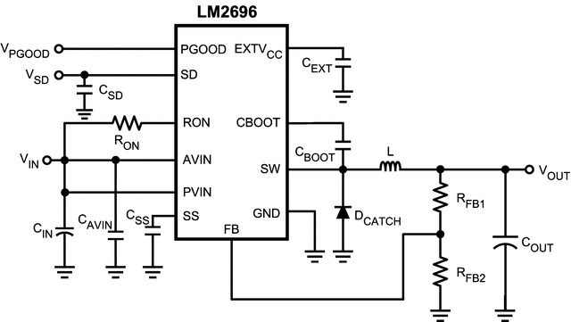 LM2696MXA/NOPB 电路图
