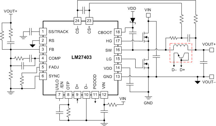 LM27403SQ/NOPB 电路图
