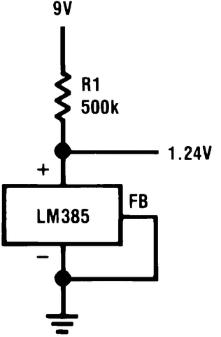 LM285BXZ/NOPB 电路图