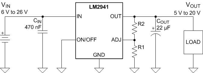 LM2941CS/NOPB 电路图