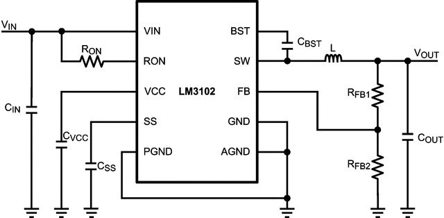 LM3102MH/NOPB 电路图
