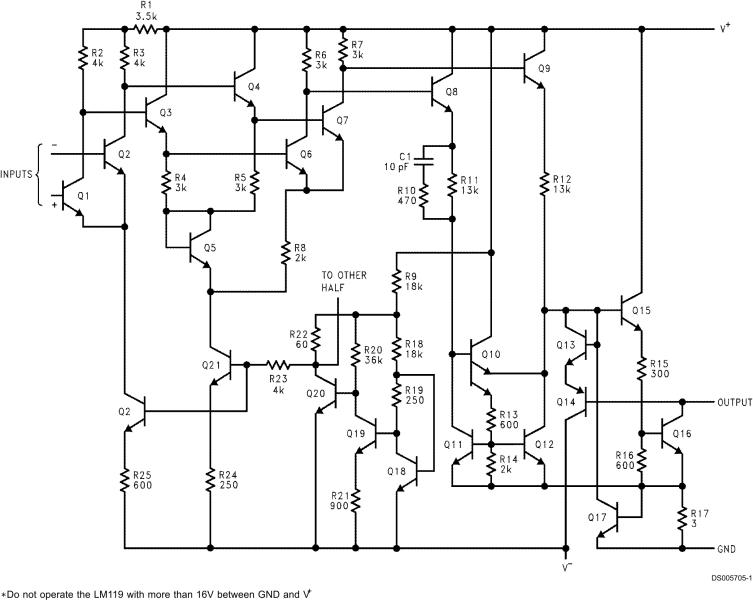 LM319MX/NOPB 电路图
