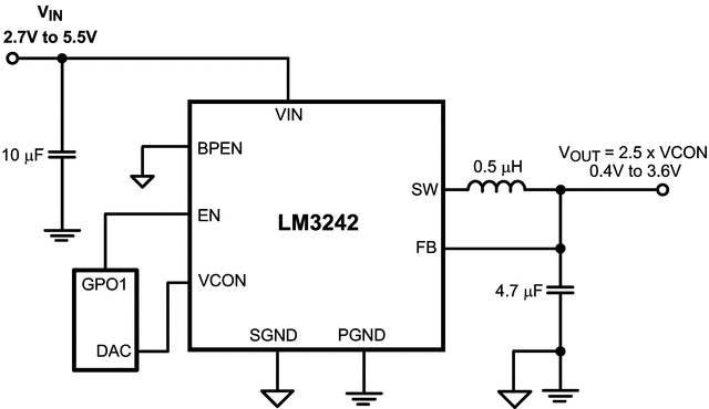 LM3242TME/NOPB 电路图