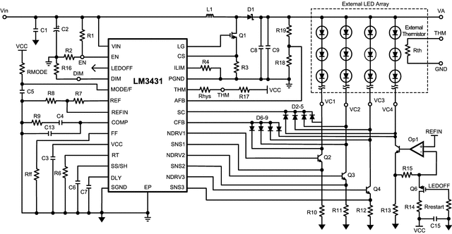 LM3431MH/NOPB 电路图