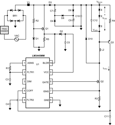 LM3445MX/NOPB 电路图