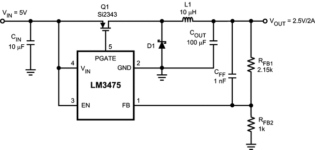 LM3475MFX/NOPB 电路图