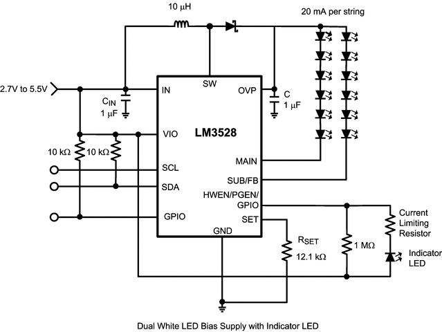 LM3528TME/NOPB 电路图