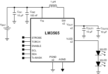 LM3565TLE/NOPB 电路图