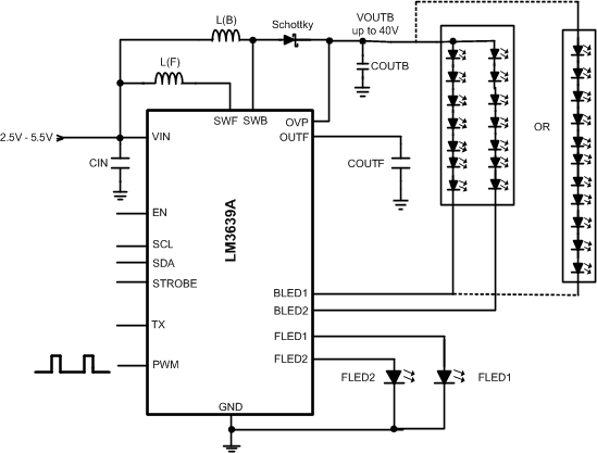 LM3639AYFQT 电路图