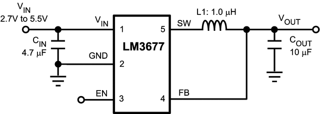 LM3677TL-ADJ/NOPB 电路图