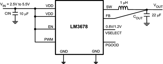 LM3678SDE-1.2/NOPB 电路图