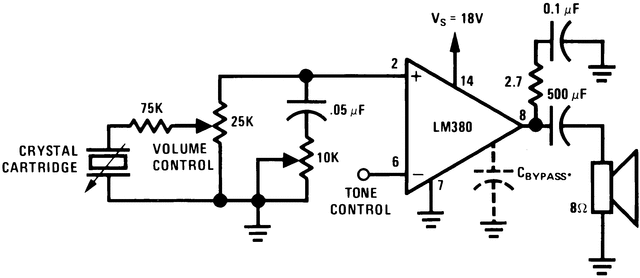 LM380N-8/NOPB 电路图
