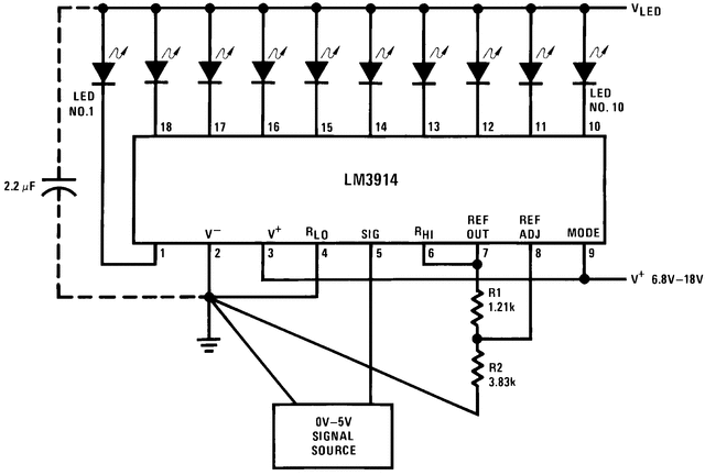 LM3914V 电路图