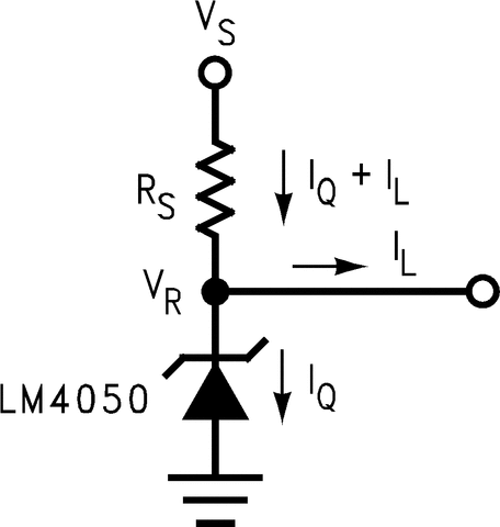 LM4050QBIM3-5.0/NOPB 电路图