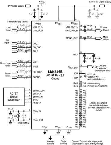 LM4546BVHX/NOPB 电路图
