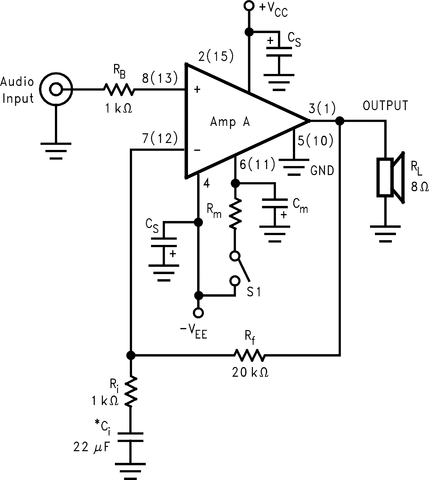 LM4766T 电路图