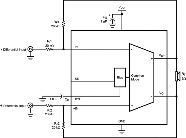 LM4923LQ/NOPB 电路图