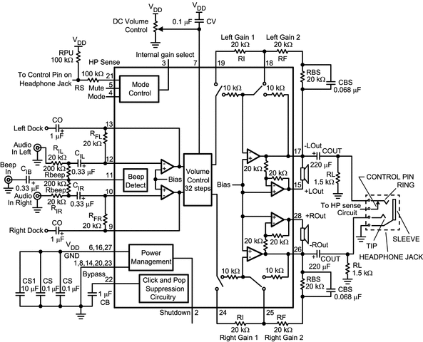 LM4938MH/NOPB 电路图