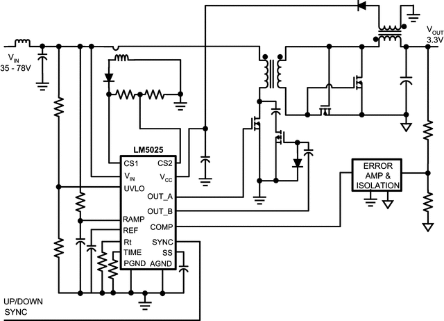 LM5025MTC/NOPB 电路图