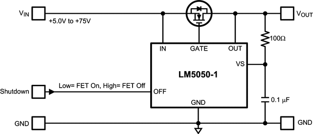 LM5050MK-1/NOPB 电路图