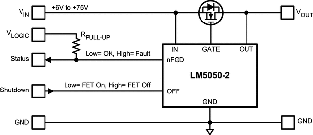 LM5050MKX-2/NOPB 电路图