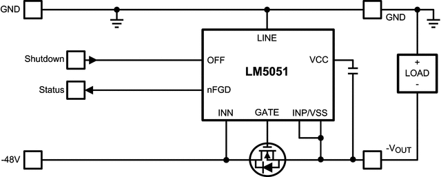 LM5051MAX/NOPB 电路图