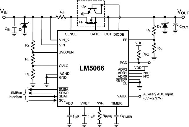 LM5066PMH/NOPB 电路图