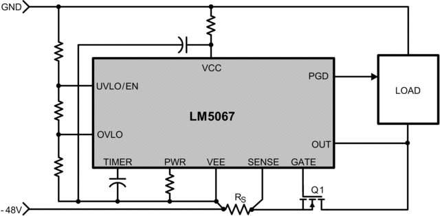 LM5067MM-2/NOPB 电路图