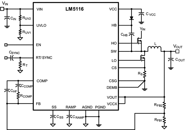 LM5116MH 电路图