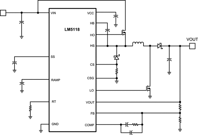 LM5118Q1MHX/NOPB 电路图