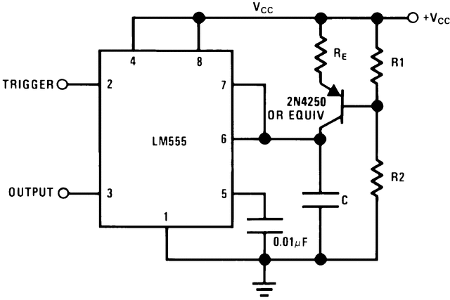 LM555CMX/NOPB 电路图