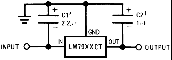 LM7915CT/NOPB 电路图