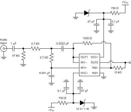 LM833DGKR 电路图